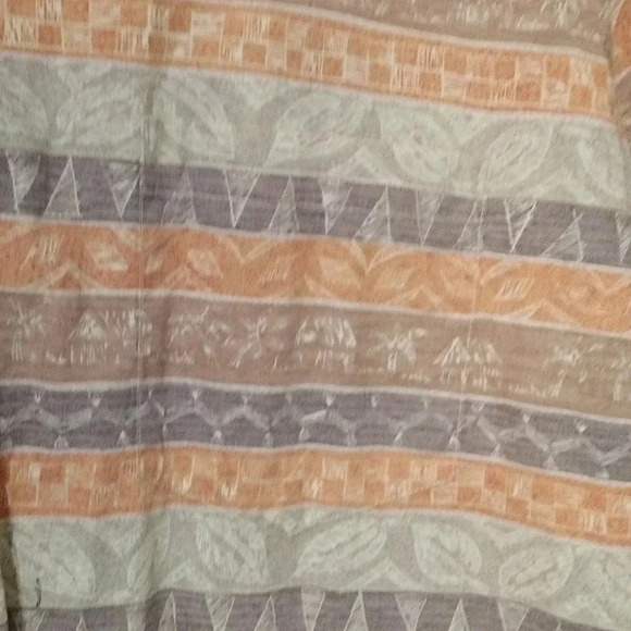 Paul Hana Hawai'i  Sz XXL Men's Button Up Shirt Striped Hawaiian Cotton Pocket - Picture 4 of 7